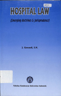 Image of hospital law (emerging doctrines & jurisprudence)
